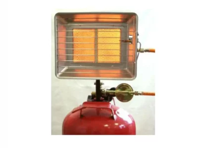 Gas-Heizstrahler zum Aufschrauben auf Gasflasche