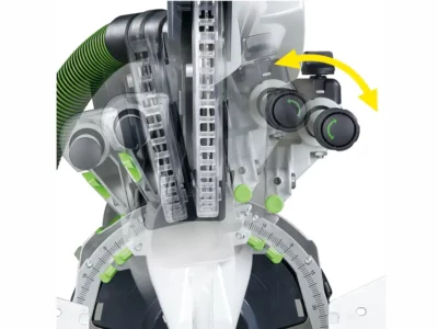 Schwenkfunktion der Festool Kapex KS 120 im Detail