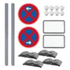 Set Halteverbotsschilder mit Stützen und Gewichten