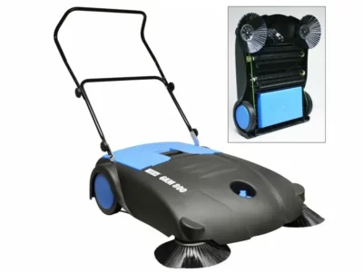 Kehrmaschine 800 Draufsicht und Unterseite