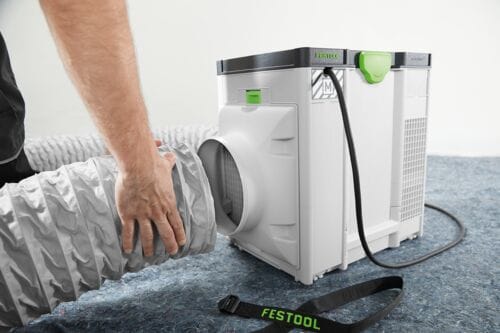 sysairM_mit-schlauch Festool Luftreiniger SYS-AIR mit Saugschlauch,