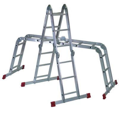 Vielzweckleiter in zwei Aufstellvarianten