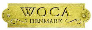 Logo Woca mit gelbem Hintergrund